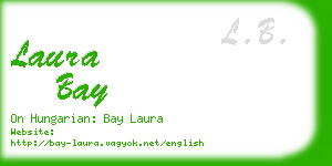 laura bay business card